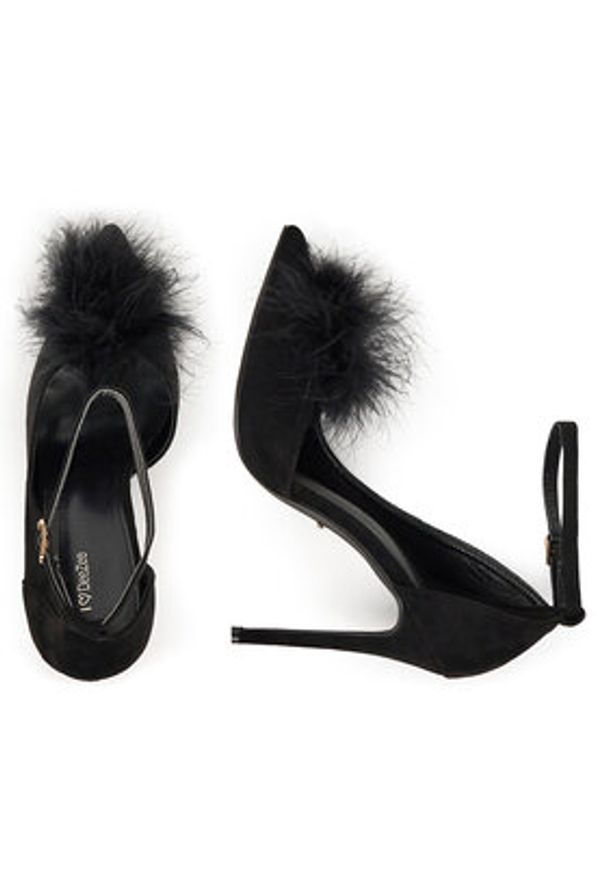 DeeZee Szpilki HT92831-126 Czarny. Kolor: czarny. Materiał: skóra. Obcas: na szpilce