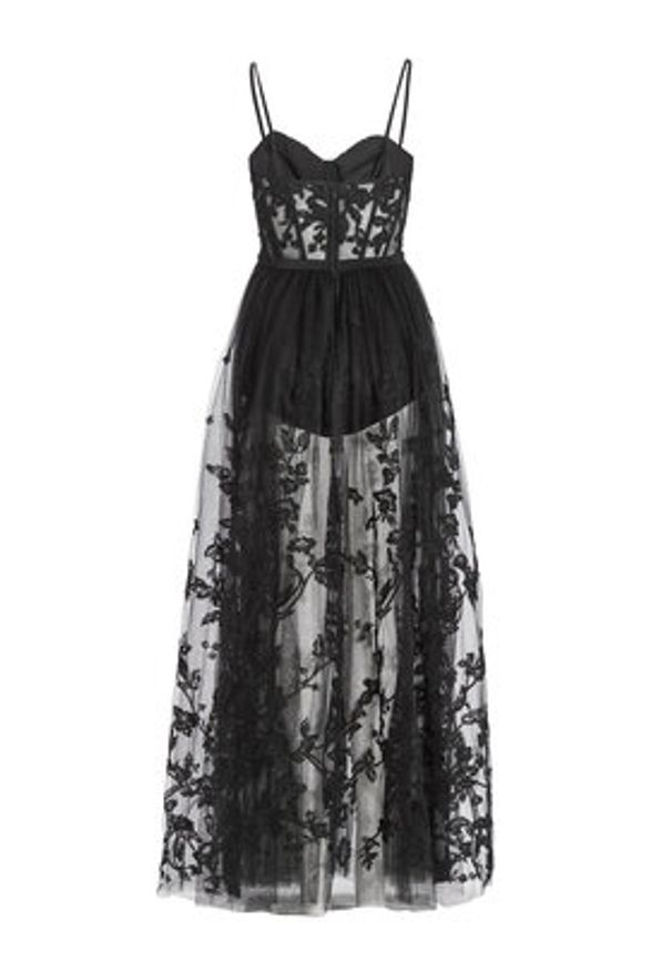 Hey Kyla Sukienka wieczorowa 5AK032HK Czarny Regular Fit. Kolor: czarny. Materiał: syntetyk. Styl: wizytowy