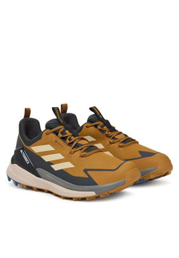 Adidas - adidas Trekkingi Terrex Free Hiker 2.0 Low Gore-Tex JP5611 Brązowy. Kolor: brązowy. Materiał: materiał. Technologia: Gore-Tex. Model: Adidas Terrex. Sport: turystyka piesza