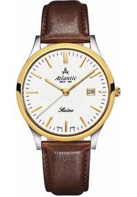 Zegarek Atlantic Męski Sealine 62341.43.21 Szafirowe szkło brązowy. Kolor: brązowy, niebieski, wielokolorowy #1