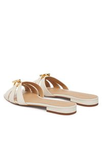 Lauren Ralph Lauren - LAUREN RALPH LAUREN Klapki Blaike 802982875007 Biały. Kolor: biały. Materiał: skóra #3