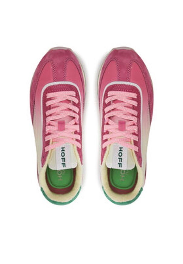 HOFF Sneakersy Flame 12503005 Różowy. Kolor: różowy. Materiał: skóra, zamsz