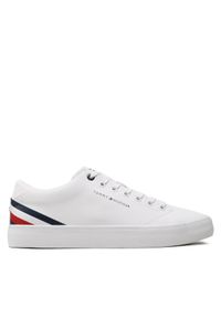 TOMMY HILFIGER - Sneakersy Tommy Hilfiger. Kolor: biały