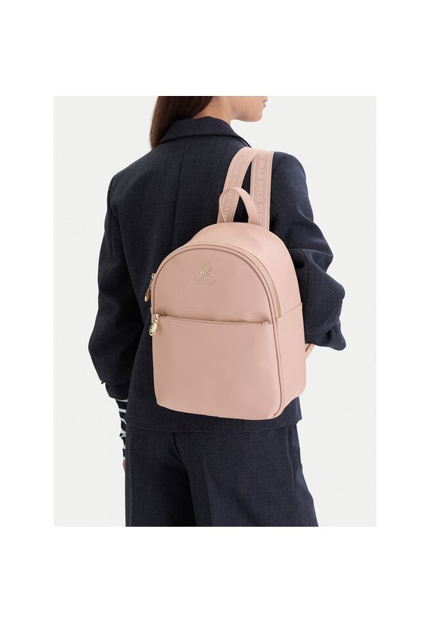 Plecak Beverly Hills Polo Club. Kolor: różowy