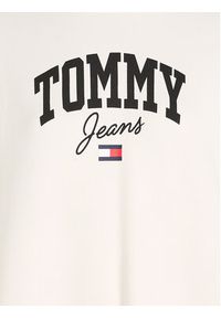 Tommy Jeans Sukienka dzianinowa New Varisty DW0DW16462 Biały Relaxed Fit. Kolor: biały. Materiał: bawełna #3