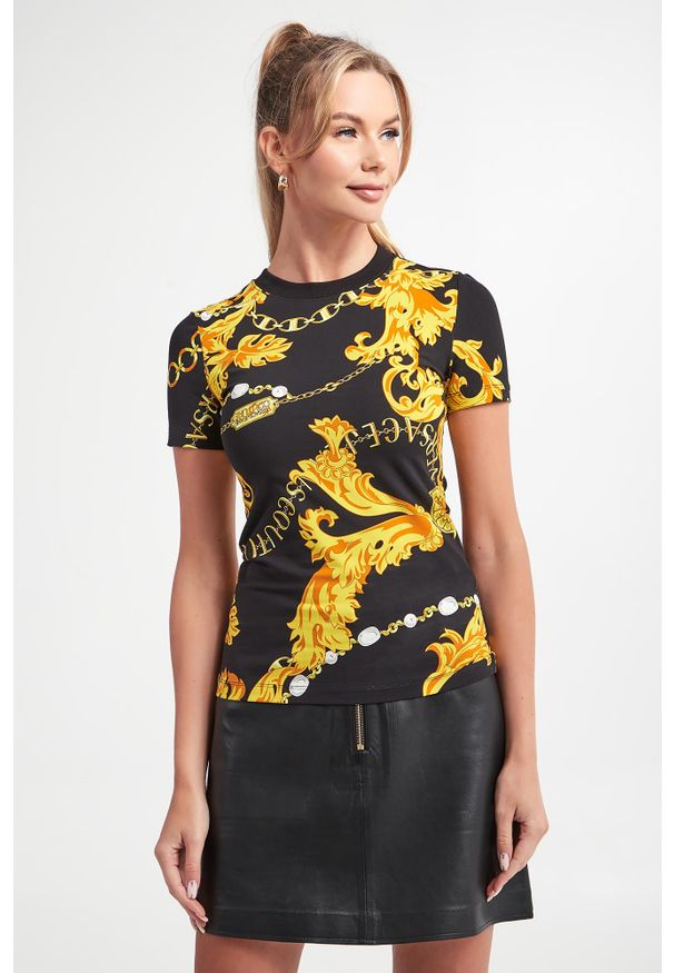 Versace Jeans Couture - T-shirt damski VERSACE JEANS COUTURE
