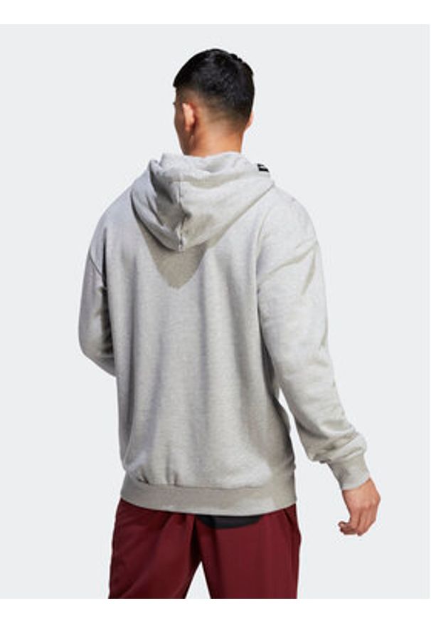 Adidas - adidas Bluza Terrex Logo IB6564 Szary Regular Fit. Kolor: szary. Materiał: bawełna
