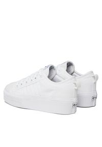 Adidas - adidas Buty Nizza Platform W FV5322 Biały. Kolor: biały. Materiał: materiał. Obcas: na platformie #4