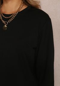 Renee - Czarna Bluza Sofaris. Kolor: czarny. Materiał: bawełna, tkanina. Długość rękawa: długi rękaw. Długość: długie. Wzór: jednolity. Styl: klasyczny #3