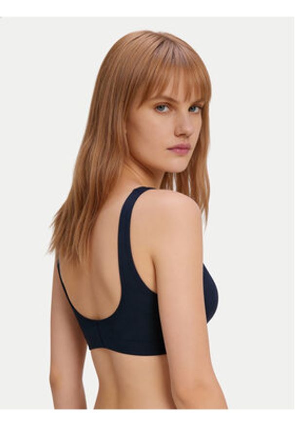 TOMMY HILFIGER - Tommy Hilfiger Góra od bikini UW0UW06359 Granatowy. Kolor: niebieski. Materiał: syntetyk