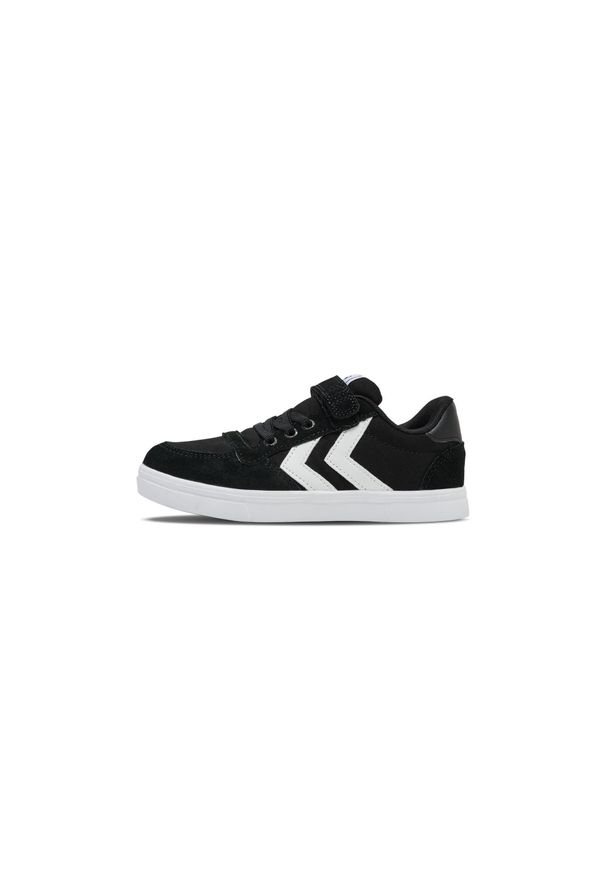 Sneakersy dla dzieci Hummel Slimmer Stadil. Okazja: na co dzień. Zapięcie: rzepy. Kolor: czarny. Szerokość cholewki: normalna