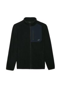 4f - Bluza Męska 4F. Kolor: czarny. Materiał: polar #1