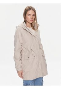 JDY Parka New Hazel 15311863 Beżowy Regular Fit. Kolor: beżowy. Materiał: syntetyk #1