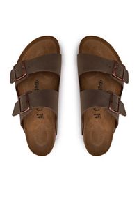 Birkenstock Klapki Arizona Birko-Flor nubuk 151181 Brązowy. Kolor: brązowy. Materiał: skóra #5