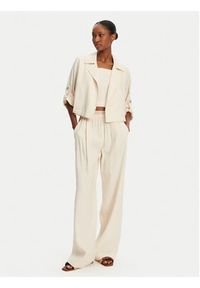 Marella Marynarka Malibu 2513041055 Écru Relaxed Fit. Materiał: wiskoza, len #4
