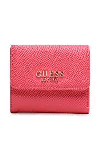 Mały Portfel Damski Guess. Kolor: różowy #1
