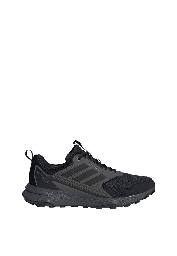 Adidas - Buty Tracefinder Trail Running. Kolor: czarny, szary, wielokolorowy. Materiał: materiał. Sport: bieganie
