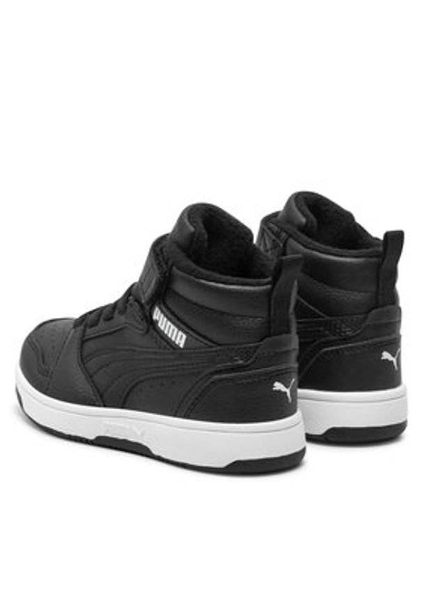 Puma Sneakersy Rebound V6 Mid Wtr Ac+ Ps 307979 01 Czarny. Kolor: czarny. Materiał: skóra