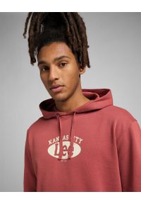 Lee - LEE HOODIE MĘSKA BLUZA Z KAPTUREM CINNAMON L80EEJVG. Typ kołnierza: kaptur