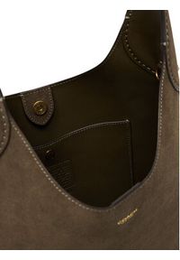 Coach Torebka Brooklyn CW637 Khaki. Kolor: brązowy. Materiał: skórzane, zamszowe