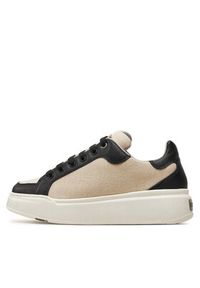 Max Mara Sneakersy Maxihempgreen 24147610326 Beżowy. Kolor: beżowy. Materiał: materiał #6