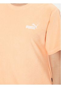 Puma T-Shirt Ess Elevated 677947 Pomarańczowy Regular Fit. Kolor: pomarańczowy. Materiał: bawełna