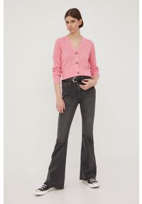 Superdry jeansy damskie high waist. Stan: podwyższony. Kolor: szary #2