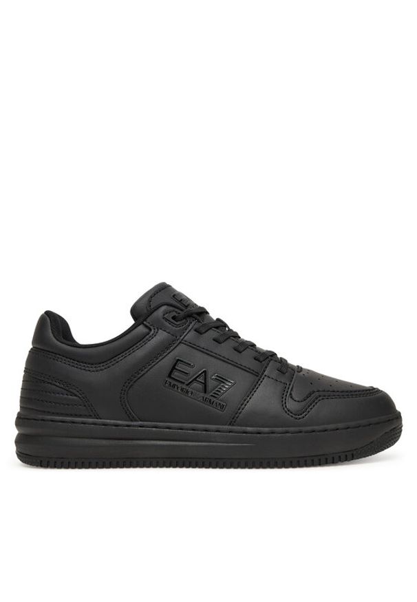 EA7 Emporio Armani Sneakersy 7X000345 AF11988 MC043 Czarny. Kolor: czarny. Materiał: skóra