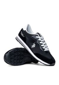 Sneakersy męskie czarne U.S. Polo Assn. Wilys004. Kolor: czarny. Sezon: lato, jesień