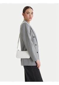 Calvin Klein Torebka Bold Ck Mini Bag LV04F1125G Biały. Kolor: biały. Materiał: skórzane #1