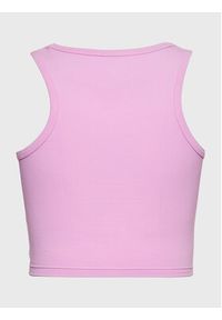 Deha Top A00190 Różowy Slim Fit. Kolor: różowy. Materiał: bawełna #3