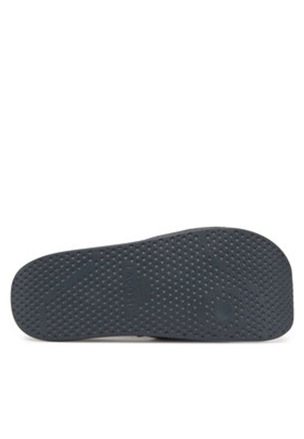 Lacoste Klapki Serve Sliders 7-49CMA0041 Granatowy. Kolor: niebieski. Materiał: skóra