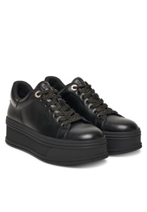 Liu Jo Sneakersy Selma 16 BF5039 PX532 Czarny. Kolor: czarny. Materiał: skóra