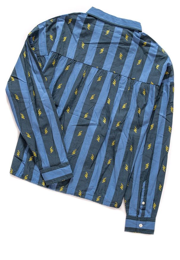 Lee - KOSZULA DAMSKA LEE DRAWSTRING SHIRT FROST BLUE L45APWMJ 112110197. Materiał: materiał