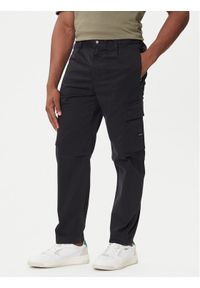 BOSS Spodnie materiałowe Sisla-9 50544866 Czarny Regular Fit. Kolor: czarny. Materiał: bawełna
