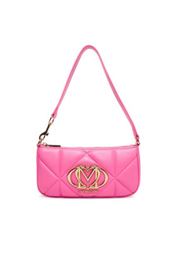 Love Moschino - LOVE MOSCHINO Torebka JC4111PP1OLC0604 Różowy. Kolor: różowy. Materiał: skórzane