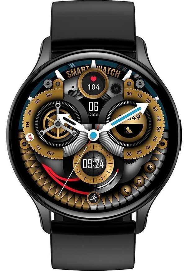Smartwatch XO XO smartwatch J5 Amoled czarny. Rodzaj zegarka: smartwatch. Kolor: czarny