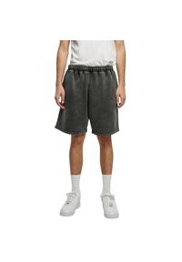 Spodenki dresowe Urban Classics Heavy Sand Washed. Kolor: czarny. Materiał: dresówka. Długość: krótkie. Sezon: lato #1