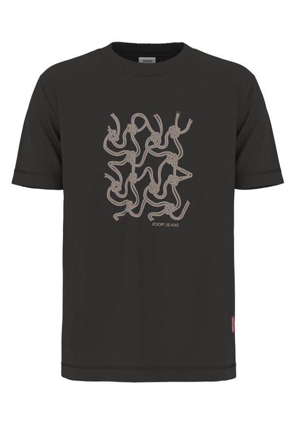 JOOP! Jeans T-Shirt 15 JJJ-08Anup 30047002 Czarny Modern Fit. Kolor: czarny. Materiał: bawełna