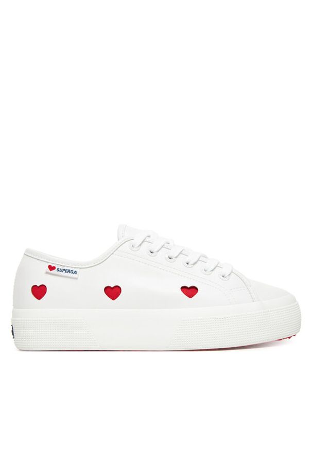 Superga Tenisówki S8137HW 3740 Biały. Kolor: biały. Materiał: materiał