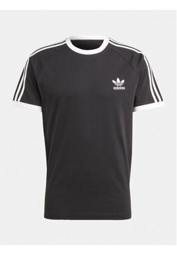 Adidas - adidas T-Shirt Adicolor Classics 3-Stripes T-Shirt IA4845 Czarny Slim Fit. Kolor: czarny. Materiał: bawełna
