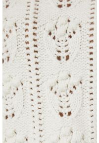 medicine - Medicine - Sweter Essential. Kolor: beżowy. Długość rękawa: długi rękaw. Długość: długie. Wzór: ze splotem #2