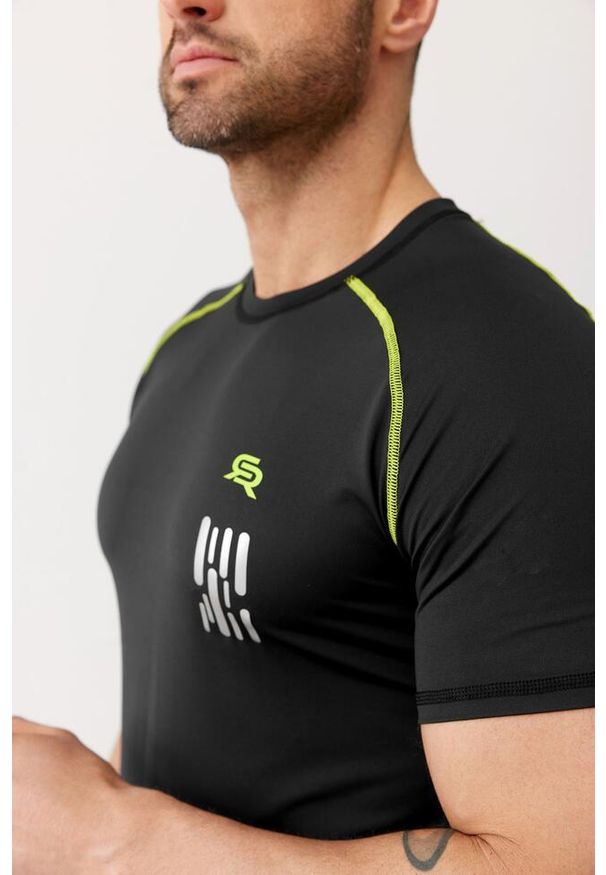 ROUGH RADICAL - Koszulka męska szybkoschnąca do biegania Rough Radical Kraft Tee. Kolor: czarny