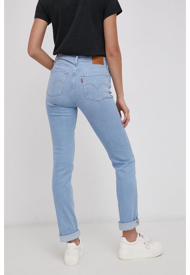 Levi's® - Levi's - Jeansy 724. Okazja: na spotkanie biznesowe. Stan: podwyższony. Kolor: niebieski. Styl: biznesowy