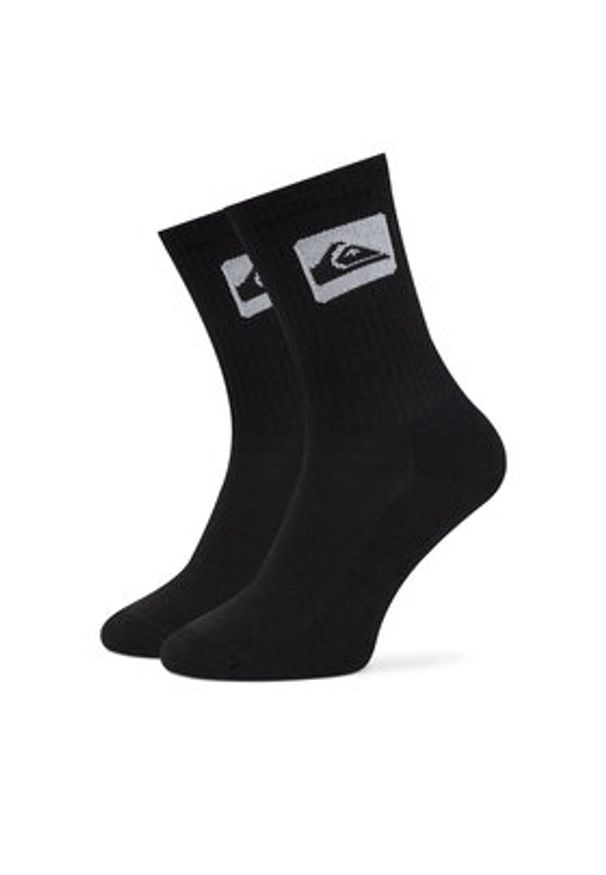 Quiksilver Zestaw 5 par wysokich skarpet unisex EQYAA04066 Czarny. Kolor: czarny. Materiał: bawełna, materiał