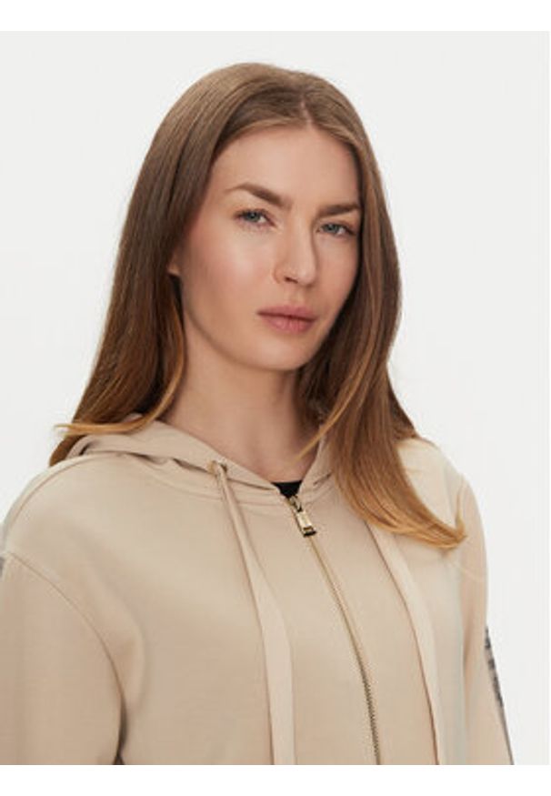 Guess Bluza W5RQ03 KBYE2 Beżowy Regular Fit. Kolor: beżowy. Materiał: wiskoza, syntetyk