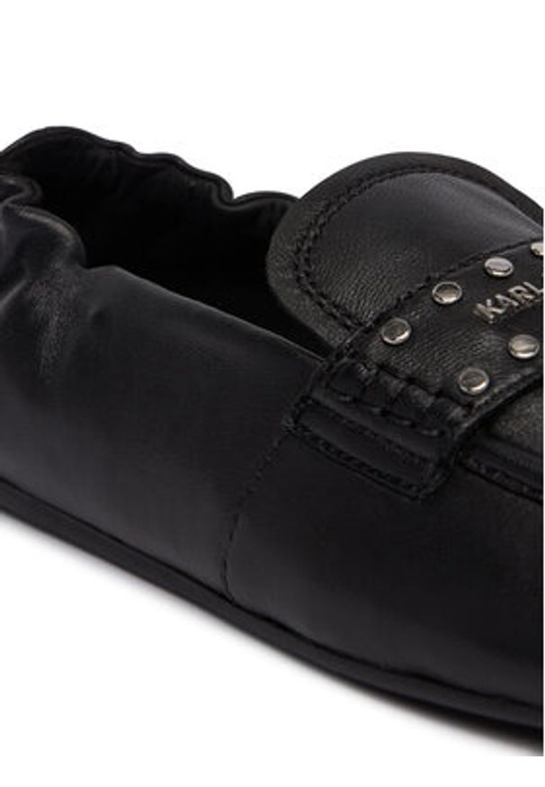 Karl Lagerfeld - KARL LAGERFELD Lordsy Marlee KL41311 Czarny. Kolor: czarny. Materiał: skóra