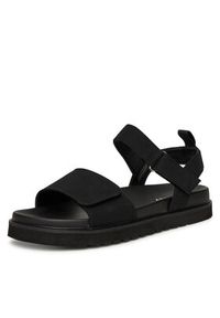 Jenny - JENNY Sandały HY86009-21 Czarny. Kolor: czarny. Materiał: materiał