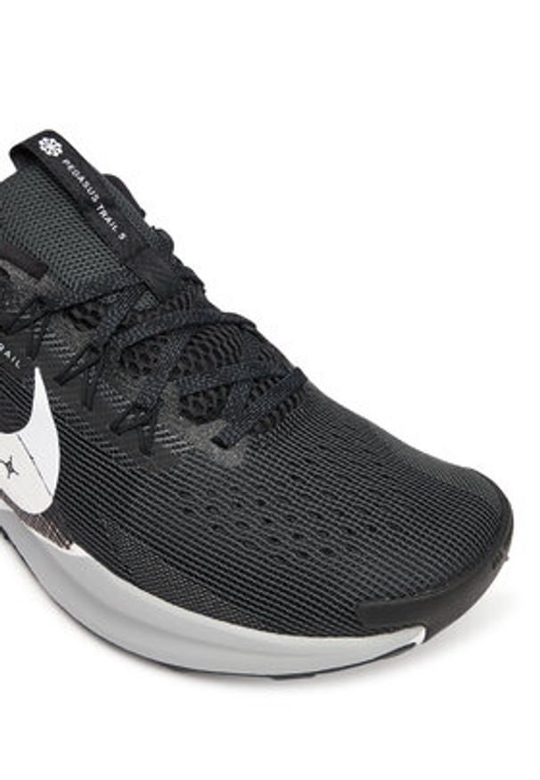 Nike Buty do biegania Reactx Pegasus Trail 5 DV3864 001 Czarny. Kolor: czarny. Materiał: materiał