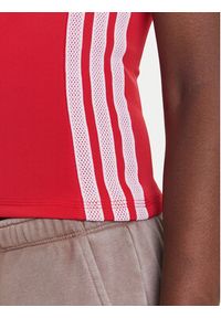 Adidas - adidas Top Seasonal Essentials 3-Stripes JM1910 Czerwony Slim Fit. Kolor: czerwony. Materiał: syntetyk #3